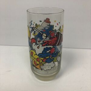Smurf Promotional Collectible Drinking Glass Peyo Vintage 1983 - CLUMSY SMURF